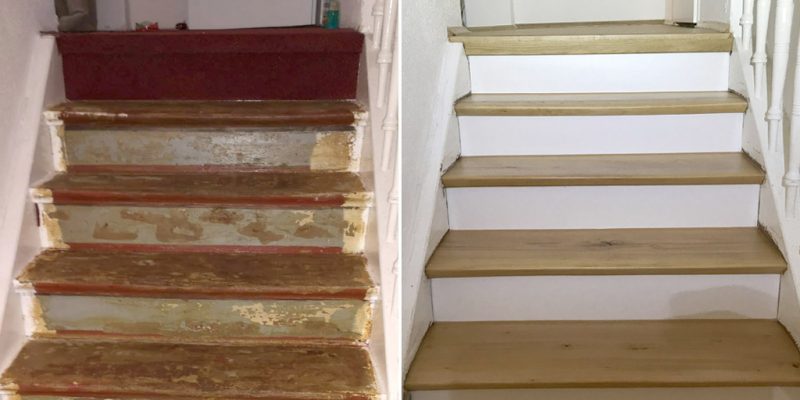 Treppe Sanieren Und Dielen Verlegen In Recklinghausen Parkett Remel